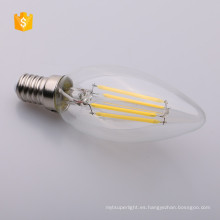 E26 E27 B22 E12 E14 DIMMABLE Bombilla de filamento de LED Edison Bombilla C35 LED de luz de vela 2W 4W 6W 120V 230V